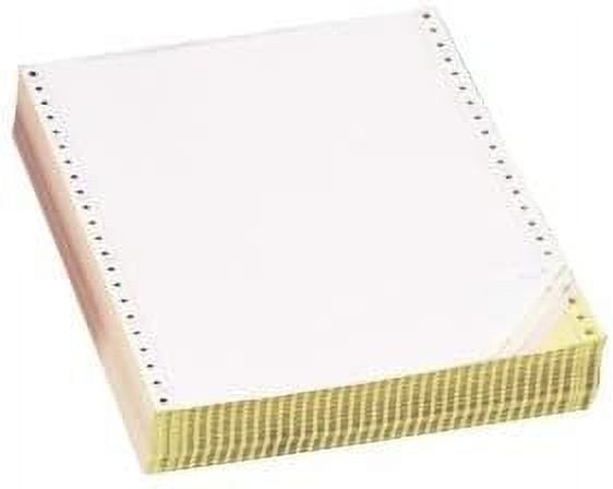 Paper Shipped Today Computer Forms 9 1/2in. x 7in. Blank White Carbonless 3 Parts with Marginal perforations White /Canary /Pink