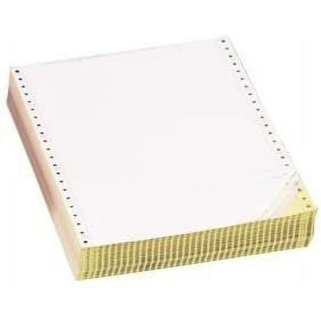 Paper Shipped Today Computer Forms 9 1/2in. x 7in. Blank White Carbonless 3 Parts with Marginal perforations White /Canary /Pink