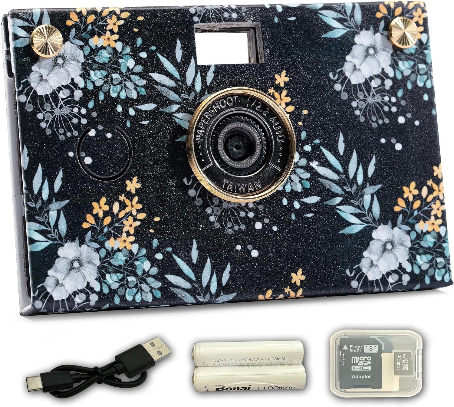 Vintage-Look Film Paper Shoot Camera - 18MP, 4 Filters, 10 Sec Video & Timelapse, 32GB Memory Card & Accessories - Walmart.com Vintage-Look Film Paper Shoot Camera - 18MP, 4 Filters, 10 Sec Video & Timelapse, 32GB Memory Card & Accessories - Walmart.com