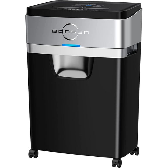 Paper Shredder, 20-Sheet 60 Mins Nonstop Heavy Duty Paper Shredder for Office, 60dB Ultra Quiet Cross-Cut Shredder with 6.6 Gals Basket, Anti-Jam CD and Credit Shredder for Home Office (S3104)