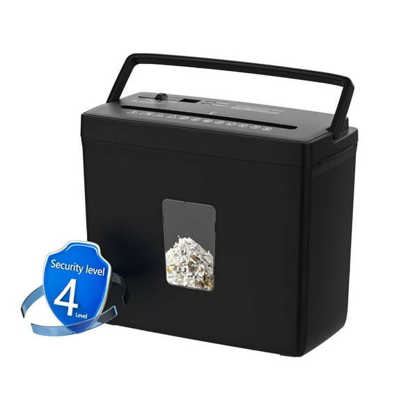 Paper Shredder, 5-Sheet Crosscut Shredder - P-4 Security, 2.38 Gallon, 4-Mode Home Office Paper Shredder - Durable, Jam Proof