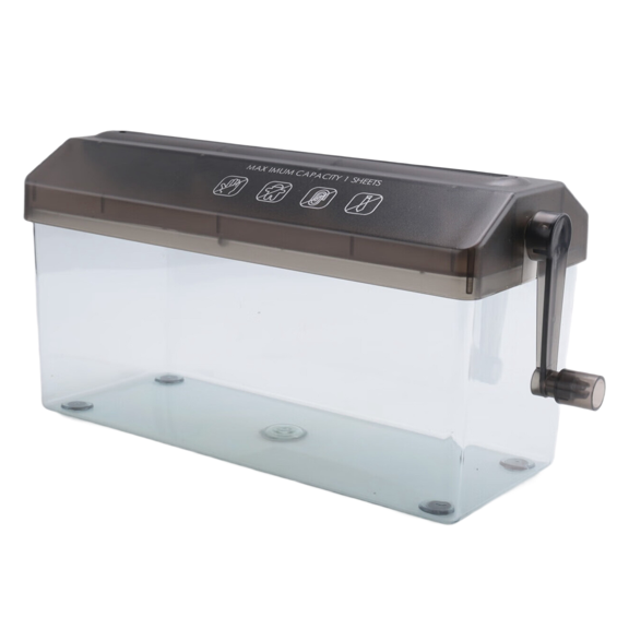 Paper Shredder Desktop Manual Mini Hand Cutting Tool A4 Machine Documents Crusher for Home