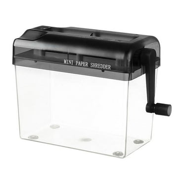 Paper Shredder Mini Portable Home Paper CuttingMachine Manual Shredder FAST UK X3K6
