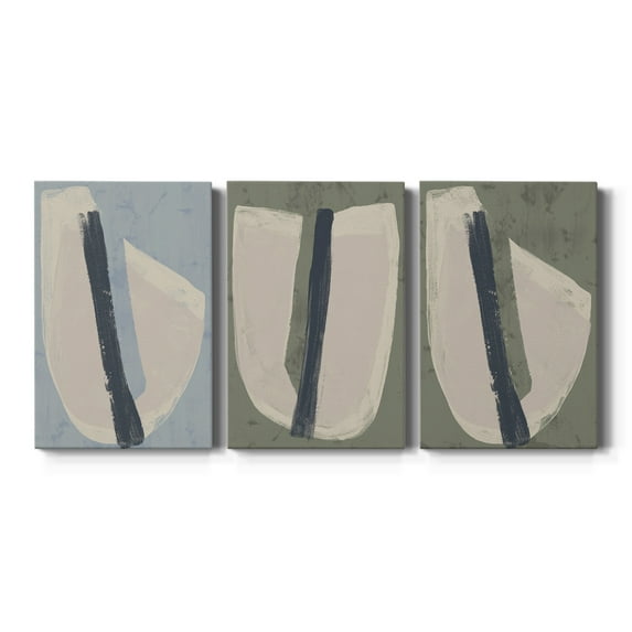 Paper Slice II Premium Gallery Wrapped Canvas - Ready to Hang - 24 x 36 Each