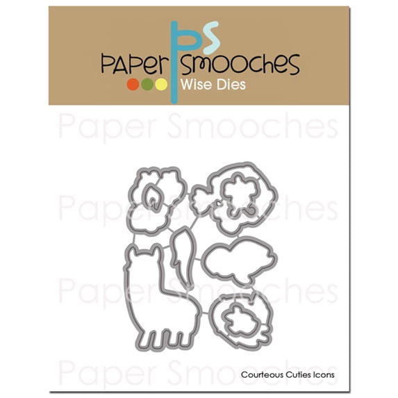 Paper Smooches J1D361 Paper Smooches Die - Courteous Cuties