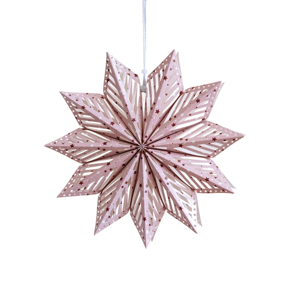 Snowflake Ornament Wrinkleproof Paper Design Seasonal Celebration Window Decoration Christmas Tree Embellishment