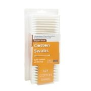 Paper Stick Cotton Swabs for Beauty & Cleaning 100% Pure Cotton Cruelty-Free Biodegradable - 625PCS