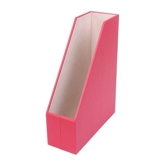 Paper Storage Desk- Desk Organizer Wood- Leather Magazines Holder- File Organizer- Magazines Holder- Magazines Rack-Leather Covered Magazine Holder -Paper Sorter