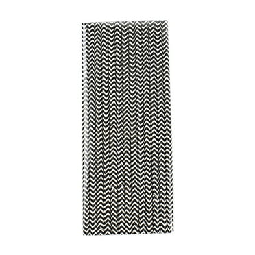 Paper Straws Biodegradable 25 Pack Striped Multi Colored BPA-Free Disposable 7.9" Long Non-Flexible Straw for Everyday/Birthday Party/Easter/Baby Shower/Wedding