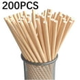 thumbnail image 1 of Paper Straws,Biodegradable Paper Straws,Drinking Straws Disposable Degradable Paper Straw Beverage Party Dessert Cake Decoration(200pc) for Party Supplies and Holiday Celebrations, 1 of 2