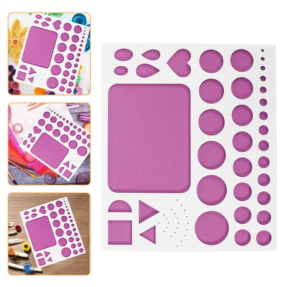 FRCOLOR Quilling Template Board Paper Quilling Mold 1 Set Quilling Work Board