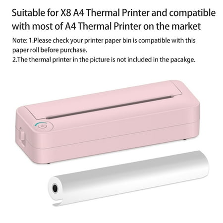 Paper,Thermal Printer Free Roll Picture Receipt Portable Thermal Printer Free Material 5 Roll(6m F30mm) Roll(6m F30mm) Portable Picture Receipt Pdf Quality Paper Roll Thermal Paper 5