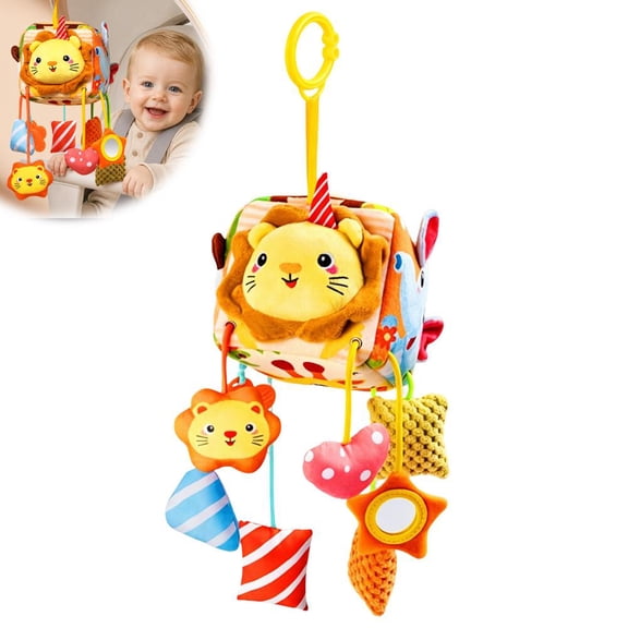 Paper Towel Bed Bell, DIY Wooden Mobile Hanger Round, Mobile DIY Kit, Nursery Wooden Frame Mobile Hanger Bed Bell Frame for Crafts Mobile Kit - Type A