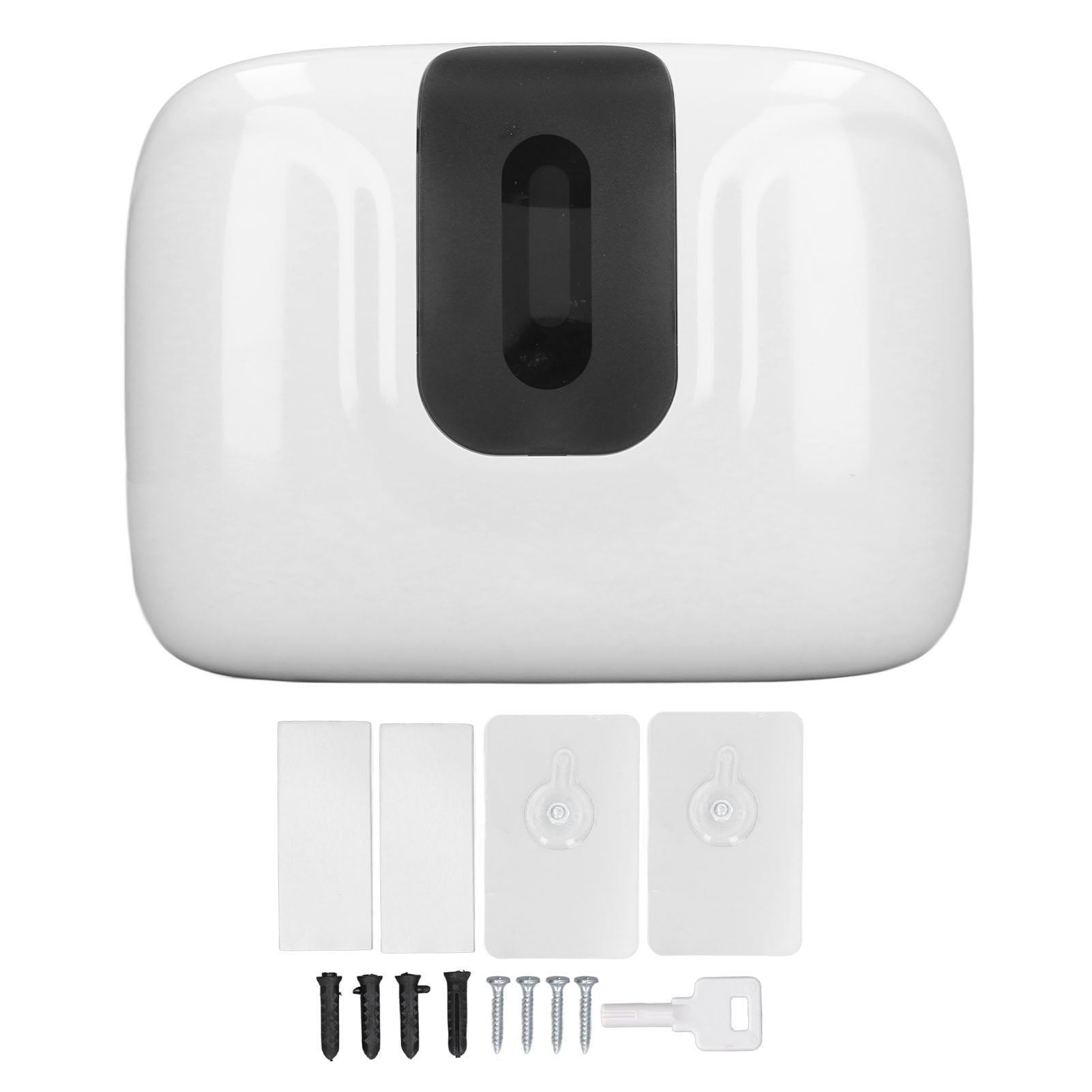 paper-towel-dispenser-abs-housing-wall-mounted-punching-free-folded