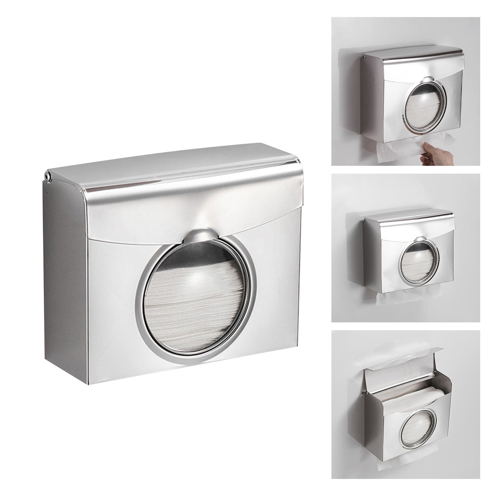 Paper Towel Dispenser Wall Mount Hanging Toilet Paper Tissue Holder