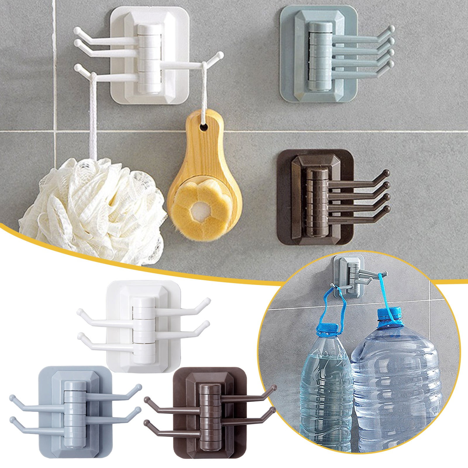 Paper Towel Holder under Cabinet Floating Bathroom Shelves Slim ...