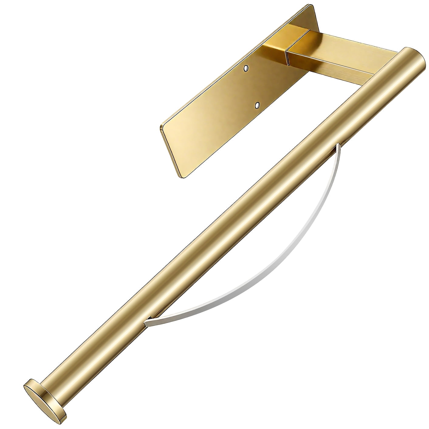 Paper Towel Holder Under Cabinet, (Gold)