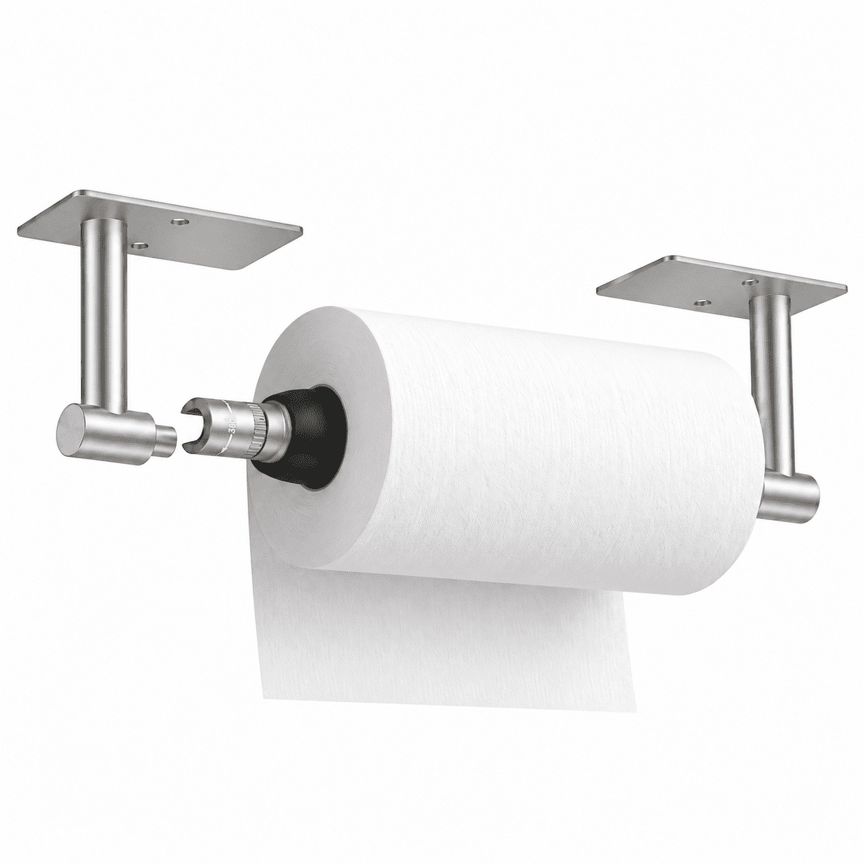 Metal Racking Rolls TVOFEK Paper Towel Holder Under Cabinet, Stainless Steel Paper Roll ...