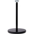 thumbnail image 1 of Paper Towel Holder Countertop, , Crystal Paper Towel Stand Holder, Black Solid Wood Weighted Paper Towel Holders for Standard and Large Size Rolls (Black), 1 of 14