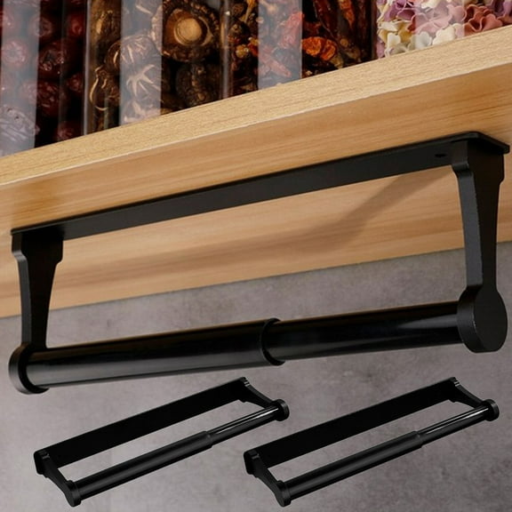 Paper Towel Holder Easy to Install Towel Rack Solid Stainless Steel Paper Towel Rack Versatile Paper Roll Holder Space Saving Paper Towel Rack Wall Mounted for Bathroom