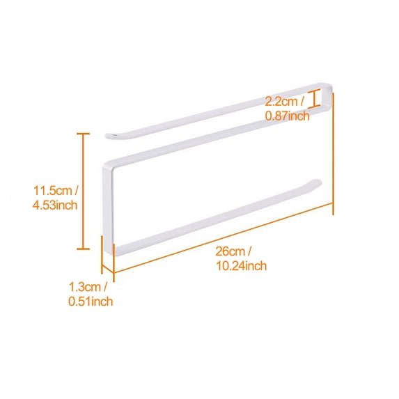 Paper Towel Holder (Kitchen Roll Stand, Countertop Napkin Holder), Under Cabinet Paper Towel Rack, Punch-Free Roll Holder with Fresh-Keeping Bag, Kitchen Storage, Counter Organizer, Home Utility