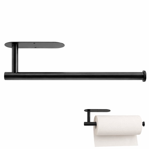 Paper Towel Holder, Self Adhesive Paper Towel Holder Under Cabinet Stainless Steel Paper Towel Holders Wall Mount for Kitchen, Bathroom, Sink, Pantry, Fridge