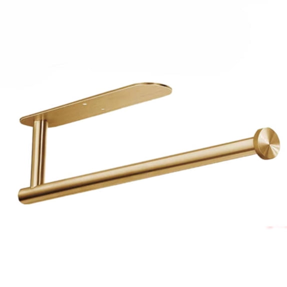 Paper Towel Holder - Self-Adhesive or Drilling, Wall Mounted Rack - Stainless Steel Kitchen Roll Holder Under Cabinet
