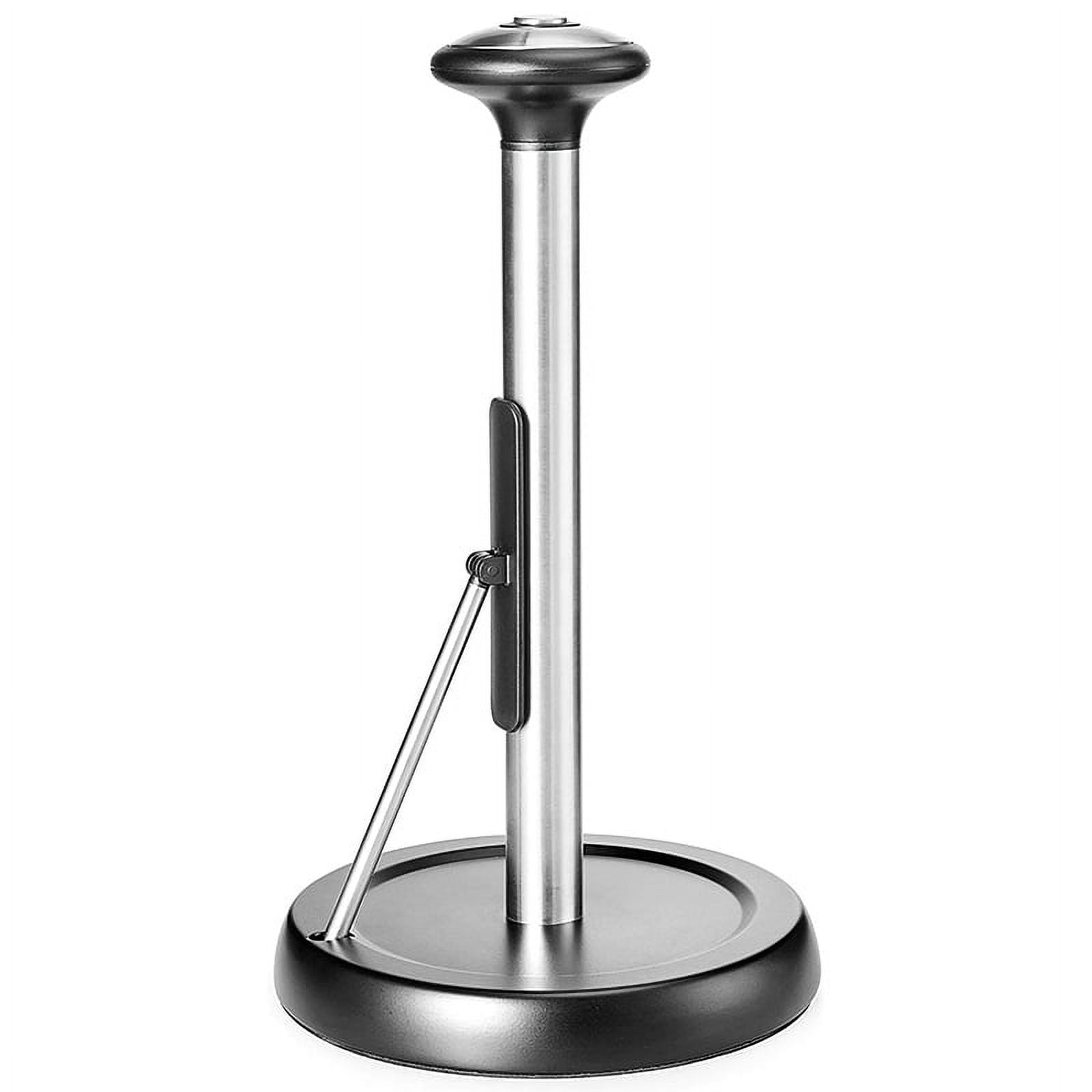 Paper Towel Holder, Standing Paper Towel Organizer Roll Dispenser for