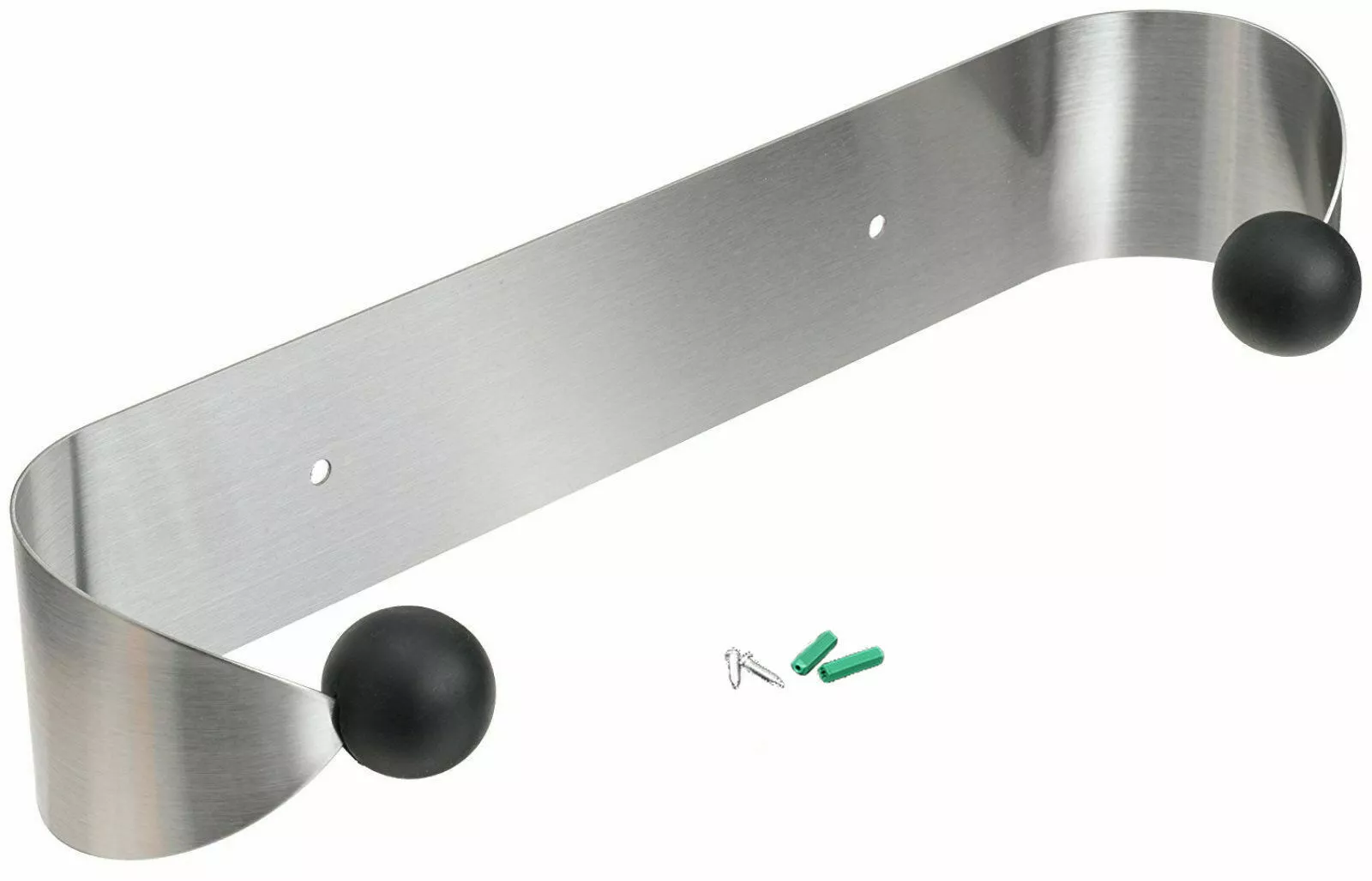 Paper Towel Holder Under Cabinet Wall Mount Steel Rack Kitchen Stainless Steel