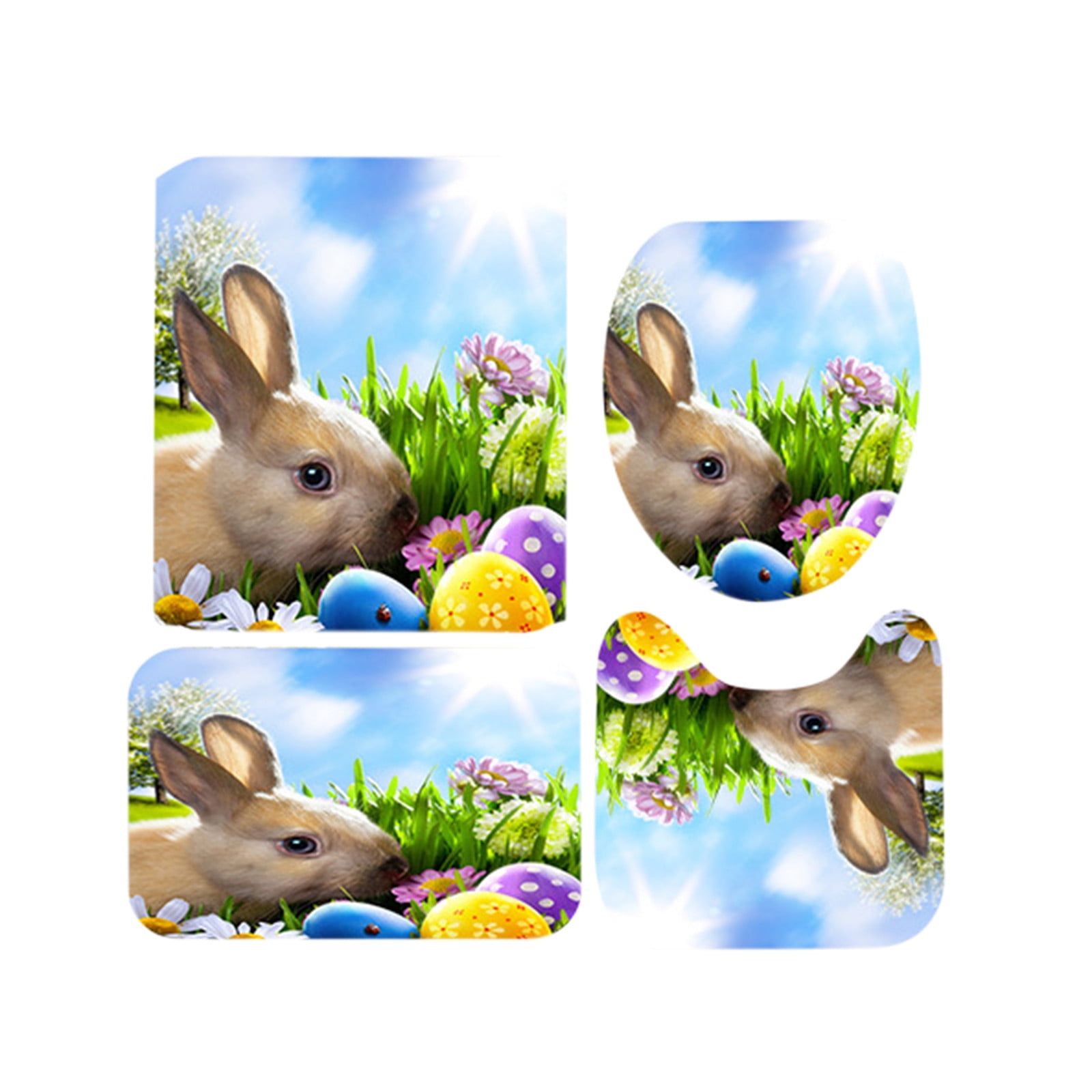 Paper Towel Holder Wall Mount Easter Digital Print And Polyester