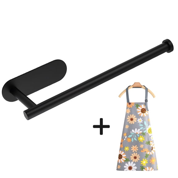 Paper Towel Holder Wall Mount Kitchen Paper Rolls Holder with Apron