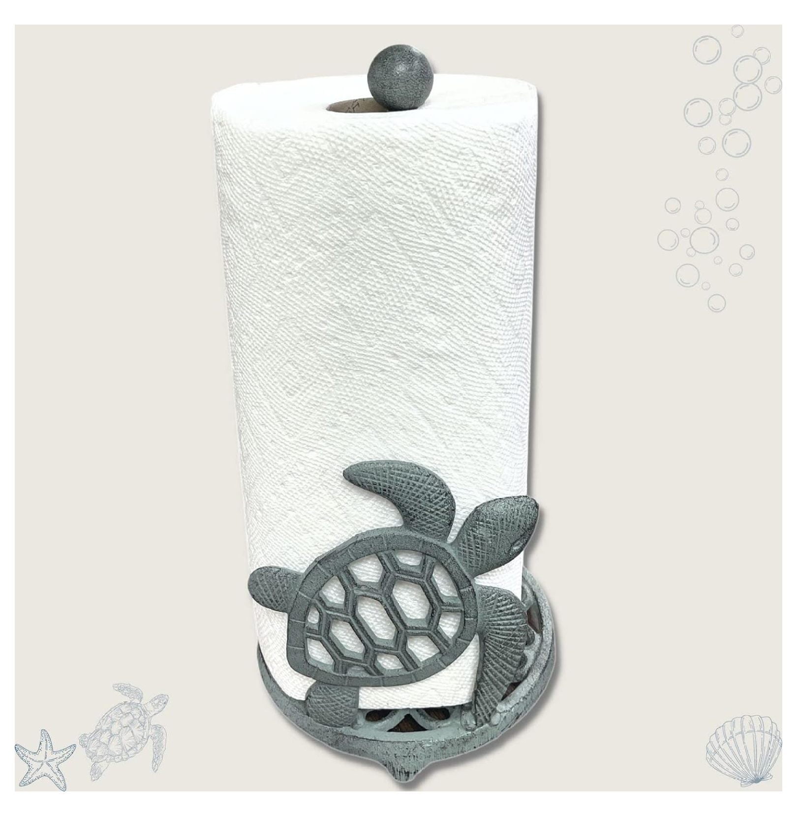 Paper Towel Holder Sea Turtle Kitchen Countertop Essentials Coastal Home Decor Paper Towel Holder Sea Turtle Kitchen Countertop Essentials Coastal Home Decor