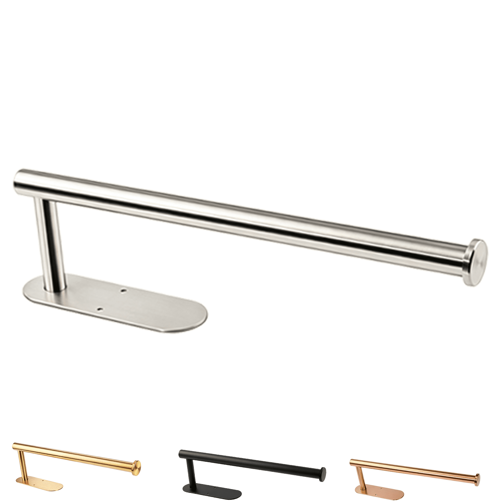 Metal Racking Rolls Paper Towel Holders for Kitchen,Paper Towels Bulk- Self-Adhesive Under ...