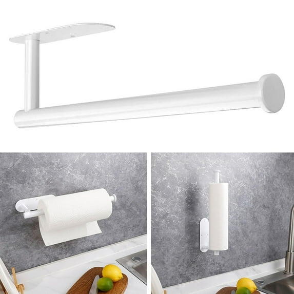 Paper Towel Holders Kitchen Wall Mount, Paper Towel Holder Under Cabinet White
