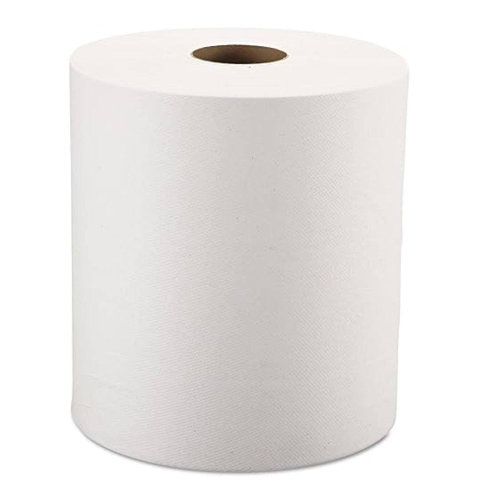 Paper Towels, Hardwound Roll Hand Towels, 6-Pack, 8" x 800ft per Roll, White, Hardwound Towel Dispensers Refill