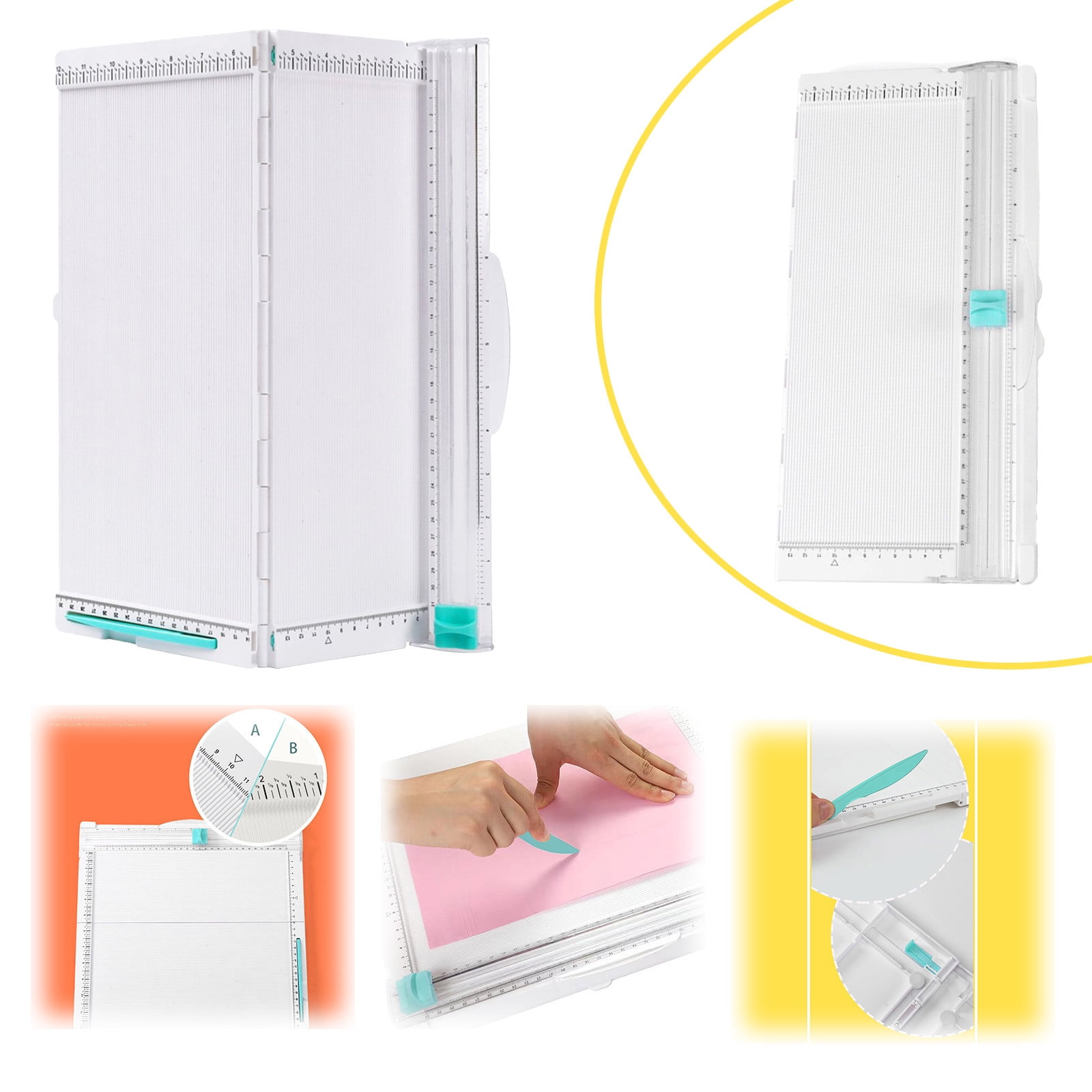 Paper Trimmer Scoring Board 12X12 Inch Craft Paper Cutter Foldable