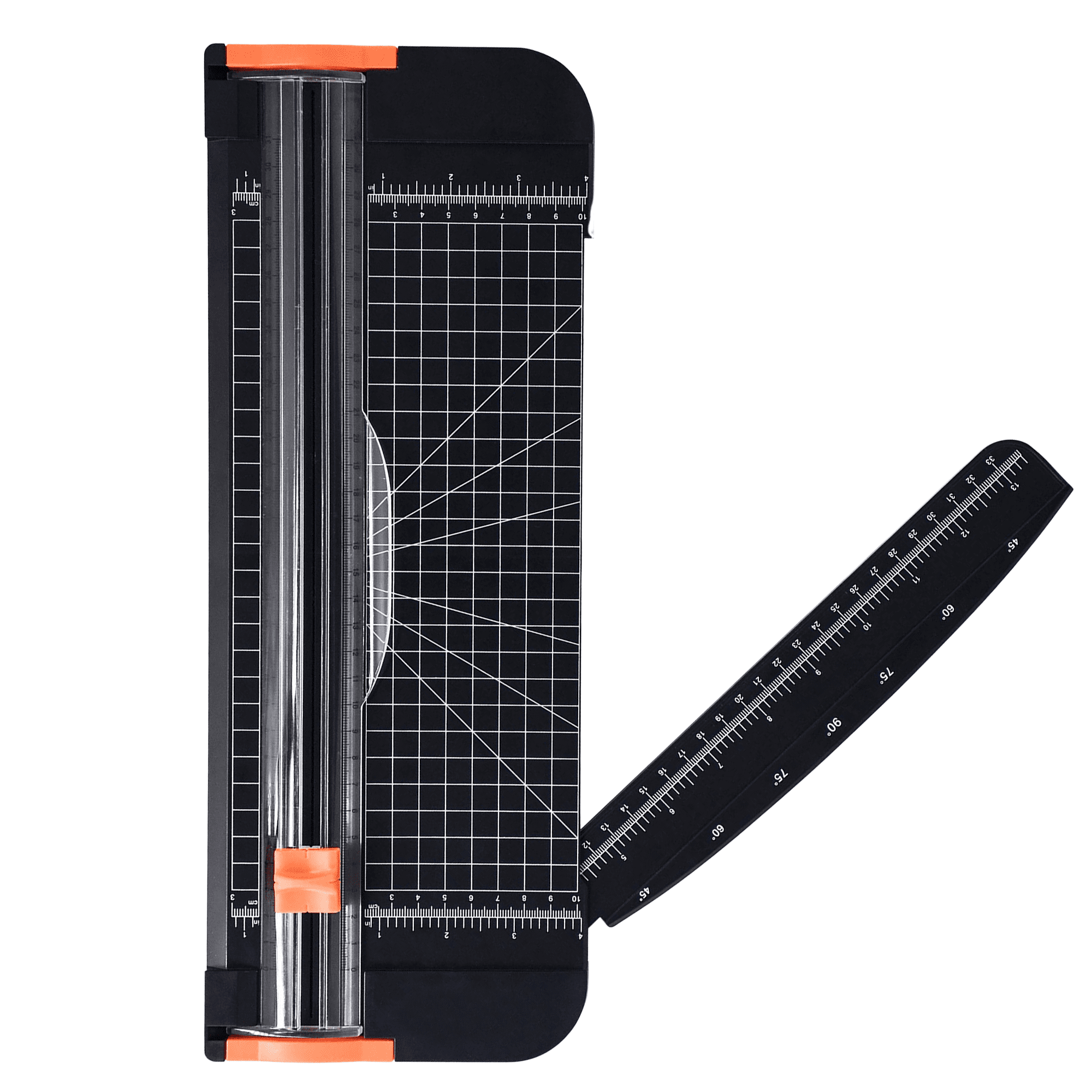 GARITIN 12 Inch Paper Cutter, Portable Sliding Paper Trimmer with Safety Blade Guard for Photos, Cardstock & Craft Projects