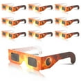 Paper Viewing Glasses Approved 2025 , 30 Pack Paper Glasses for Outdoor