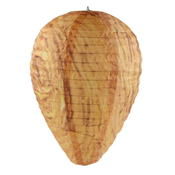 Paper Wasp Nest Decoy, Realistic Design, Weather Resistant, Easy Hang, for Garden,Attic,Wasp Control
