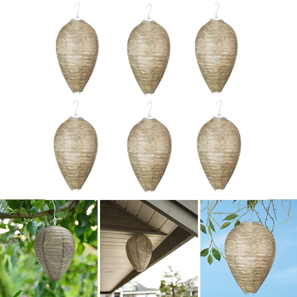 Paper Wasp Nest Decoys,Hanging Fake Wasp Nest Decoy,Paper Lanterns
