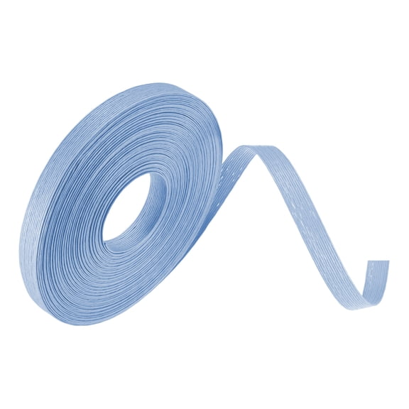 Paper Weaving Cane, 21.8 Yards x 0.47 Inch/20m x 12mm Paper Rattan Weaving Cane for DIY Crafts Making [Sky Blue]