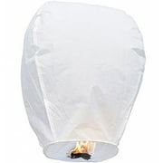 Paper Wishing Lamp White Oval Flame Retardant Paper*1PC