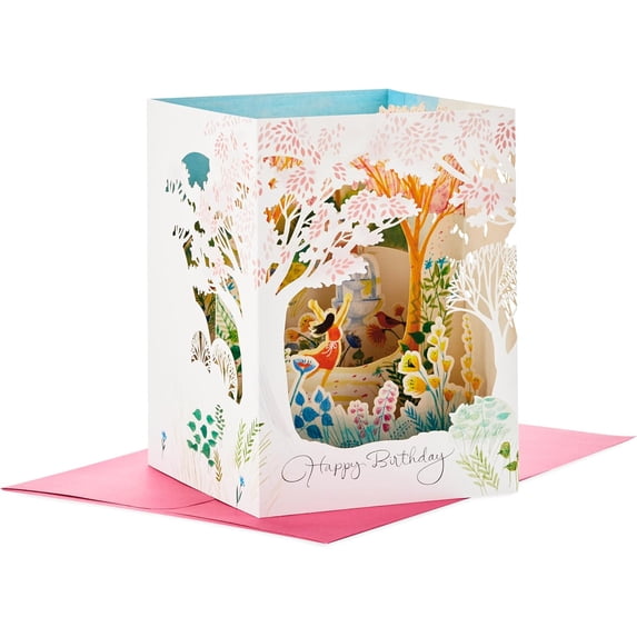 Paper Wonder Displayable Pop Up Birthday Card for Women (Beautiful Day)