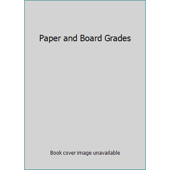 Pre-Owned Paper and Board Grades (Hardcover) 9525216187 9789525216189