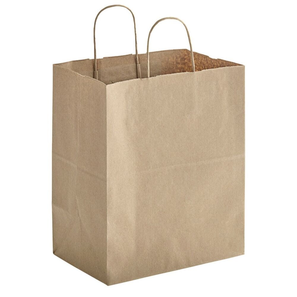 Paper Bags Brown Kraft Bag With Handles Gift Retail Shopping Bag 10 paper-bags-brown-kraft-bag-with-handles-gift-retail-shopping-bag-10