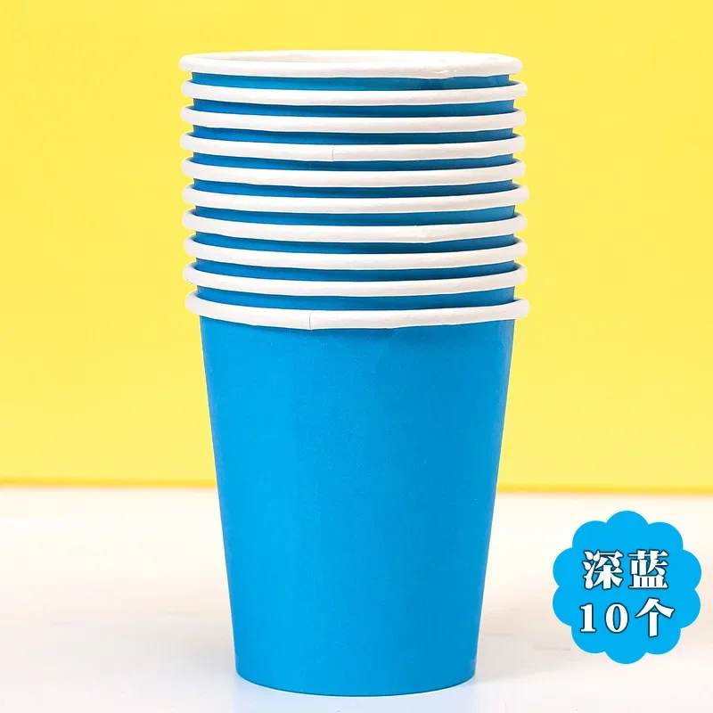 Paper cup DIY disposable paper cup, thickened color paper cup ...