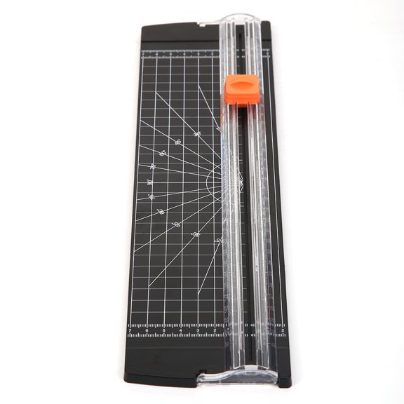 Paper cutter - A4 Paper Craft cutter with Security blade for cut Gift Card, Coupon, Label, Cardstock, Photo, office paper trimmer (Black)