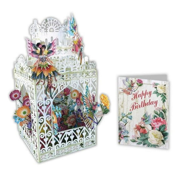 Paper d'Art Fairy Happy Birthday 3D Pop Up Greeting Card (Other)