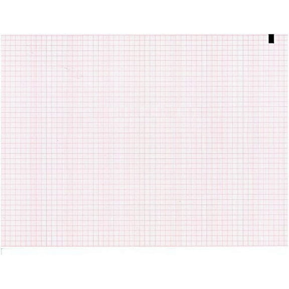 ECG Paper 210MM X 300MM X 250Sheet (Works for Phillips/Honeywell Stress VUE A4 Size) (5)