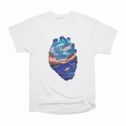 Paper heart T-Shirt Tee Gift For Him Merch For Her Apparel For Friend